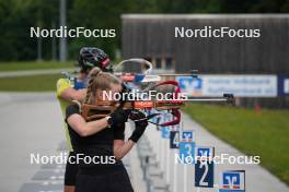 08.06.2023, Ruhpolding, Germany (GER): Polona Klemencic (SLO) - Biathlon summer training, Ruhpolding (GER). www.nordicfocus.com. © Reiter/NordicFocus. Every downloaded picture is fee-liable.