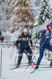 03.11.2023, Bessans, France (FRA): Simon Fourcade (FRA), Coach Team France - Biathlon training, Bessans (FRA). www.nordicfocus.com. © Authamayou/NordicFocus. Every downloaded picture is fee-liable.