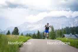 23.06.2023, Lavaze, Italy (ITA): Elia Zeni (ITA) - Biathlon summer training, Lavaze (ITA). www.nordicfocus.com. © Vanzetta/NordicFocus. Every downloaded picture is fee-liable.