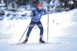 08.11.2023, Davos, Switzerland (SUI): Yanis Keller (SUI) - Biathlon preseason training, Davos (SUI). www.nordicfocus.com. © Manzoni/NordicFocus. Every downloaded picture is fee-liable.