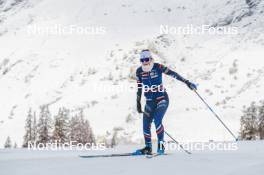 03.11.2023, Bessans, France (FRA): Gilonne Guigonnat (FRA) - Biathlon training, Bessans (FRA). www.nordicfocus.com. © Authamayou/NordicFocus. Every downloaded picture is fee-liable.
