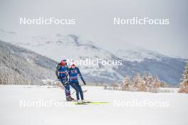 04.11.2023, Bessans, France (FRA): Lou Jeanmonnot (FRA) - Biathlon training, Bessans (FRA). www.nordicfocus.com. © Authamayou/NordicFocus. Every downloaded picture is fee-liable.
