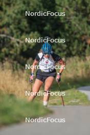 12.09.2023, Font-Romeu, France (FRA): Hanna Oeberg (SWE) - Biathlon training, Font-Romeu (FRA). www.nordicfocus.com. © Authamayou/NordicFocus. Every downloaded picture is fee-liable.