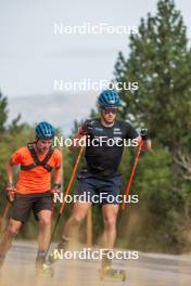 3.09.2023, Font-Romeu, France (FRA): Malte Stefansson (SWE) - Biathlon training, Font-Romeu (FRA). www.nordicfocus.com. © Authamayou/NordicFocus. Every downloaded picture is fee-liable.