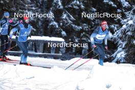 08.11.2023, Davos, Switzerland (SUI): Lydia Hiernickel (SUI), Lena Haecki Gross (SUI), (l-r) - Biathlon preseason training, Davos (SUI). www.nordicfocus.com. © Manzoni/NordicFocus. Every downloaded picture is fee-liable.