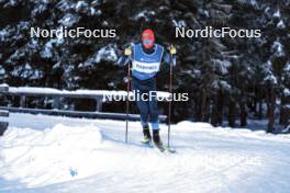 08.11.2023, Davos, Switzerland (SUI): Niklas Hartweg (SUI) - Biathlon preseason training, Davos (SUI). www.nordicfocus.com. © Manzoni/NordicFocus. Every downloaded picture is fee-liable.