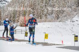 04.11.2023, Bessans, France (FRA): Valentin Lejeune (FRA) - Biathlon training, Bessans (FRA). www.nordicfocus.com. © Authamayou/NordicFocus. Every downloaded picture is fee-liable.