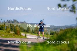 17.06.2023, Lavaze, Italy (ITA): Malte Stefansson (SWE) - Biathlon summer training, Lavaze (ITA). www.nordicfocus.com. © Barbieri/NordicFocus. Every downloaded picture is fee-liable.