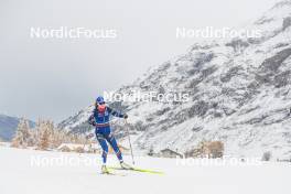 04.11.2023, Bessans, France (FRA): Paula Botet (FRA) - Biathlon training, Bessans (FRA). www.nordicfocus.com. © Authamayou/NordicFocus. Every downloaded picture is fee-liable.