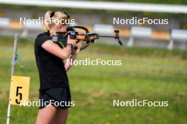 30.05.2023, La Feclaz, France (FRA): Sophie Chauveau (FRA) - Biathlon summer training, La Feclaz (FRA). www.nordicfocus.com. © Joly/NordicFocus. Every downloaded picture is fee-liable.