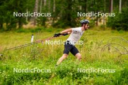 29.08.2023, Obertilliach, Austria (AUT): Sturla Holm Laegreid (NOR) - Biathlon summer training, Obertilliach (AUT). www.nordicfocus.com. © Barbieri/NordicFocus. Every downloaded picture is fee-liable.
