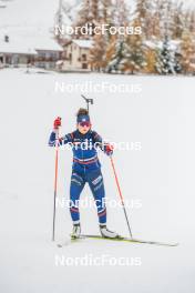 04.11.2023, Bessans, France (FRA): Fany Bertrand (FRA) - Biathlon training, Bessans (FRA). www.nordicfocus.com. © Authamayou/NordicFocus. Every downloaded picture is fee-liable.