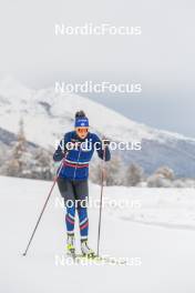 04.11.2023, Bessans, France (FRA): Camille Bened (FRA) - Biathlon training, Bessans (FRA). www.nordicfocus.com. © Authamayou/NordicFocus. Every downloaded picture is fee-liable.