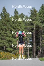 04.09.2023, Font-Romeu, France (FRA): Hanna Oeberg (SWE) - Biathlon training, Font-Romeu (FRA). www.nordicfocus.com. © Authamayou/NordicFocus. Every downloaded picture is fee-liable.