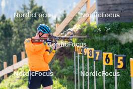 08.06.2023, Lavaze, Italy (ITA): Sebastian Samuelsson (SWE) - Biathlon summer training, Lavaze (ITA). www.nordicfocus.com. © Barbieri/NordicFocus. Every downloaded picture is fee-liable.