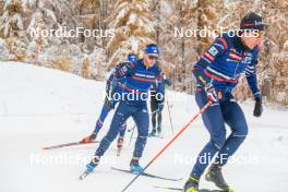 04.11.2023, Bessans, France (FRA): Antonin Guigonnat (FRA) - Biathlon training, Bessans (FRA). www.nordicfocus.com. © Authamayou/NordicFocus. Every downloaded picture is fee-liable.