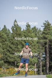 04.09.2023, Font-Romeu, France (FRA): Sebastian Samuelsson (SWE) - Biathlon training, Font-Romeu (FRA). www.nordicfocus.com. © Authamayou/NordicFocus. Every downloaded picture is fee-liable.