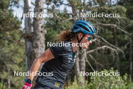 04.09.2023, Font-Romeu, France (FRA): Hanna Oeberg (SWE) - Biathlon training, Font-Romeu (FRA). www.nordicfocus.com. © Authamayou/NordicFocus. Every downloaded picture is fee-liable.