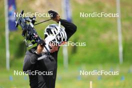 20.05.2023, Lenzerheide, Switzerland (SUI): Niklas Hartweg (SUI) - Biathlon summer training, Lenzerheide (SUI). www.nordicfocus.com. © Manzoni/NordicFocus. Every downloaded picture is fee-liable.