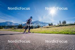 30.09.2023, Lavaze, Italy (ITA): Franziska Preuss (GER) - Biathlon summer training, Lavaze (ITA). www.nordicfocus.com. © Barbieri/NordicFocus. Every downloaded picture is fee-liable.