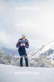 03.11.2023, Bessans, France (FRA): Emilien Claude (FRA) - Biathlon training, Bessans (FRA). www.nordicfocus.com. © Authamayou/NordicFocus. Every downloaded picture is fee-liable.