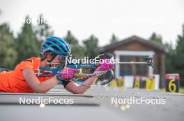 04.09.2023, Font-Romeu, France (FRA): Elvira Oeberg (SWE) - Biathlon training, Font-Romeu (FRA). www.nordicfocus.com. © Authamayou/NordicFocus. Every downloaded picture is fee-liable.