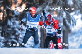 08.11.2023, Davos, Switzerland (SUI): Sebastian Stalder (SUI) - Biathlon preseason training, Davos (SUI). www.nordicfocus.com. © Manzoni/NordicFocus. Every downloaded picture is fee-liable.