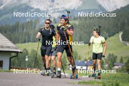 21.06.2023, Lavaze, Italy (ITA): Braunhofer Patrick (ITA), Wierer Dorothea (ITA), (l-r)  - Biathlon summer training, Lavaze (ITA). www.nordicfocus.com. © Vanzetta/NordicFocus. Every downloaded picture is fee-liable.