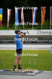 08.06.2023, Ruhpolding, Germany (GER): Dajan Danuser (SUI) - biathlon summer training, Ruhpolding (GER). www.nordicfocus.com. © Reiter/NordicFocus. Every downloaded picture is fee-liable.
