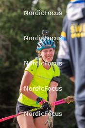 06.09.2023, Font-Romeu, France (FRA): Elvira Oeberg (SWE) - Biathlon training, Font-Romeu (FRA). www.nordicfocus.com. © Authamayou/NordicFocus. Every downloaded picture is fee-liable.
