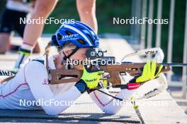 30.09.2023, Lavaze, Italy (ITA): Anna Weidel (GER) - Biathlon summer training, Lavaze (ITA). www.nordicfocus.com. © Barbieri/NordicFocus. Every downloaded picture is fee-liable.