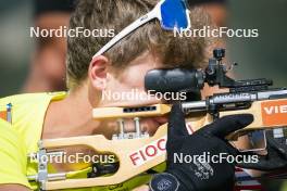 21.06.2023, Lavaze, Italy (ITA): Elia Zeni (ITA) - Biathlon summer training, Lavaze (ITA). www.nordicfocus.com. © Vanzetta/NordicFocus. Every downloaded picture is fee-liable.