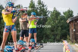 06.09.2023, Font-Romeu, France (FRA): Linn Persson (SWE) - Biathlon training, Font-Romeu (FRA). www.nordicfocus.com. © Authamayou/NordicFocus. Every downloaded picture is fee-liable.