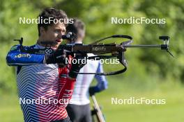 30.05.2023, Col Bayard, France (FRA): Eric Perrot (FRA) - Biathlon summer training, Col Bayard (FRA). www.nordicfocus.com. © Thibaut/NordicFocus. Every downloaded picture is fee-liable.