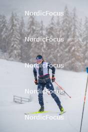 03.11.2023, Bessans, France (FRA): Justine Braisaz-Bouchet (FRA) - Biathlon training, Bessans (FRA). www.nordicfocus.com. © Authamayou/NordicFocus. Every downloaded picture is fee-liable.