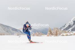 04.11.2023, Bessans, France (FRA): Caroline Colombo (FRA) - Biathlon training, Bessans (FRA). www.nordicfocus.com. © Authamayou/NordicFocus. Every downloaded picture is fee-liable.