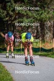 06.09.2023, Font-Romeu, France (FRA): Elvira Oeberg (SWE) - Biathlon training, Font-Romeu (FRA). www.nordicfocus.com. © Authamayou/NordicFocus. Every downloaded picture is fee-liable.