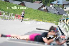 30.05.2023, La Feclaz, France (FRA): Chloe Chevalier (FRA) - Biathlon summer training, La Feclaz (FRA). www.nordicfocus.com. © Joly/NordicFocus. Every downloaded picture is fee-liable.