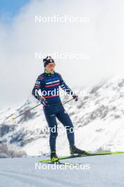 03.11.2023, Bessans, France (FRA): Oscar Lombardot (FRA) - Biathlon training, Bessans (FRA). www.nordicfocus.com. © Authamayou/NordicFocus. Every downloaded picture is fee-liable.