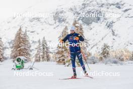 03.11.2023, Bessans, France (FRA): Fabien Claude (FRA) - Biathlon training, Bessans (FRA). www.nordicfocus.com. © Authamayou/NordicFocus. Every downloaded picture is fee-liable.
