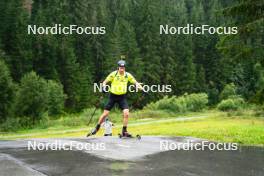 28.08.2023, Obertilliach, Austria (AUT): Sturla Holm Laegreid (NOR) - Biathlon summer training, Obertilliach (AUT). www.nordicfocus.com. © Barbieri/NordicFocus. Every downloaded picture is fee-liable.