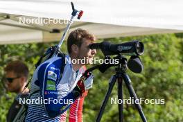30.05.2023, Col Bayard, France (FRA): Emilien Claude (FRA) - Biathlon summer training, Col Bayard (FRA). www.nordicfocus.com. © Thibaut/NordicFocus. Every downloaded picture is fee-liable.