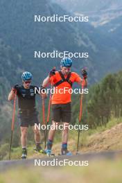 3.09.2023, Font-Romeu, France (FRA): Jesper Nelin (SWE) - Biathlon training, Font-Romeu (FRA). www.nordicfocus.com. © Authamayou/NordicFocus. Every downloaded picture is fee-liable.