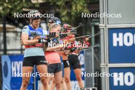 13.08.2023, Wiesbaden, Germany (GER): Denise Herrmann-Wick (GER) - City Biathlon - Wiesbaden (GER). www.nordicfocus.com. © Manzoni/NordicFocus. Every downloaded picture is fee-liable.
