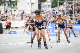 13.08.2023, Wiesbaden, Germany (GER): Vanessa Voigt (GER) - City Biathlon - Wiesbaden (GER). www.nordicfocus.com. © Manzoni/NordicFocus. Every downloaded picture is fee-liable.