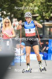 13.08.2023, Wiesbaden, Germany (GER): Tiril Eckhoff (NOR) - City Biathlon - Wiesbaden (GER). www.nordicfocus.com. © Manzoni/NordicFocus. Every downloaded picture is fee-liable.