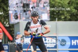 13.08.2023, Wiesbaden, Germany (GER): Dmytro Pidruchnyi (UKR) - City Biathlon - Wiesbaden (GER). www.nordicfocus.com. © Manzoni/NordicFocus. Every downloaded picture is fee-liable.