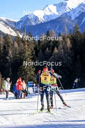 25.01.2023, Lenzerheide, Switzerland (SUI): Philipp Nawrath (GER) - IBU Open European Championships Biathlon, individual men, Lenzerheide (SUI). www.nordicfocus.com. © Manzoni/NordicFocus. Every downloaded picture is fee-liable.