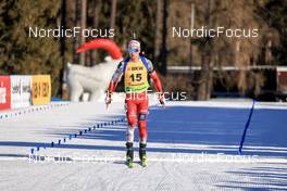 25.01.2023, Lenzerheide, Switzerland (SUI): Felix Leitner (AUT) - IBU Open European Championships Biathlon, individual men, Lenzerheide (SUI). www.nordicfocus.com. © Manzoni/NordicFocus. Every downloaded picture is fee-liable.