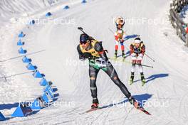 25.01.2023, Lenzerheide, Switzerland (SUI): David Zingerle (ITA) - IBU Open European Championships Biathlon, individual men, Lenzerheide (SUI). www.nordicfocus.com. © Manzoni/NordicFocus. Every downloaded picture is fee-liable.